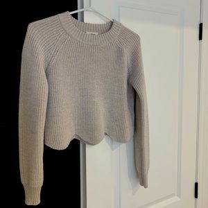 Wilfred Scalloped Knit Sweater